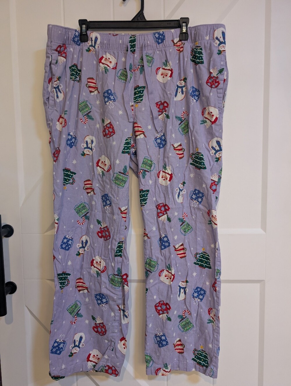 Women's Holiday Snowman Pajama Pants - Lavender